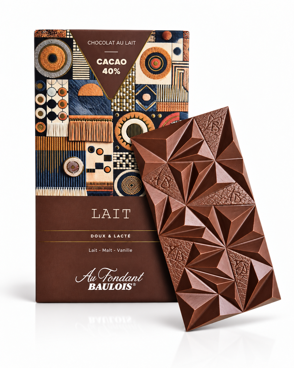Tablette de chocolat Au Fondant Baulois®